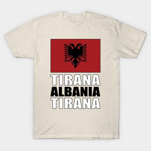 Flag of Albania T-Shirt by KewaleeTee